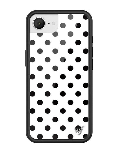 Polka Dot | White and Black iPhone 16e Case