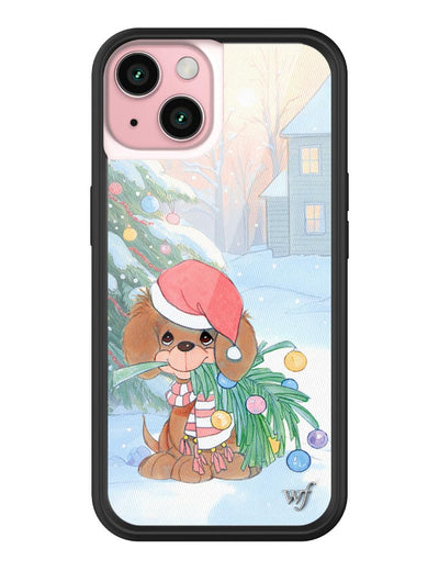 Precious Moments Holiday Pup iPhone 15 Case