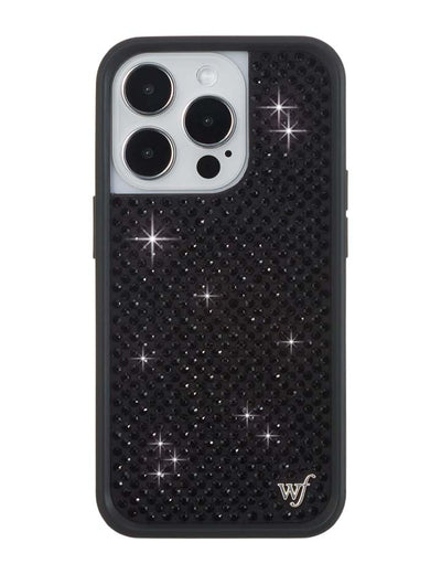 Rhinestone iPhone 14 Pro | Black Case