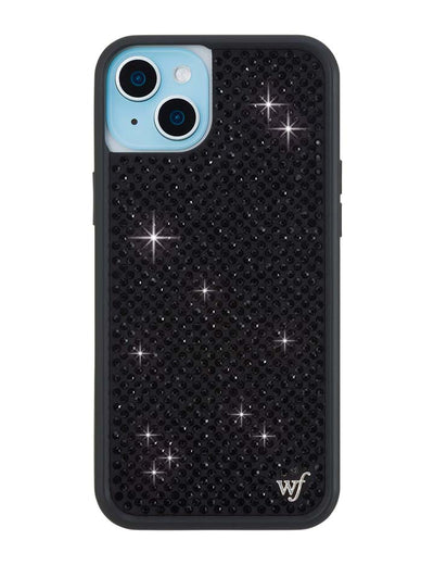 Rhinestone iPhone 15 Plus | Black Case