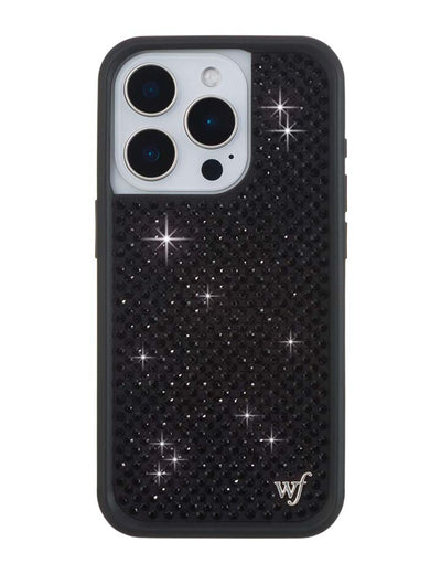 Rhinestone iPhone 15 Pro | Black Case