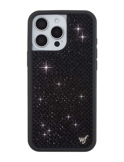 Rhinestone iPhone 16 Pro Max | Black Case