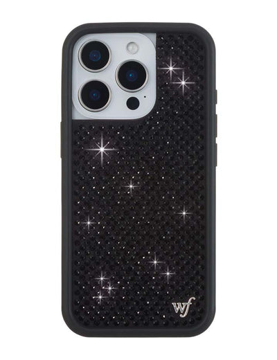 Rhinestone iPhone 16 Pro | Black Case