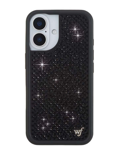 Rhinestone iPhone 16 | Black Case