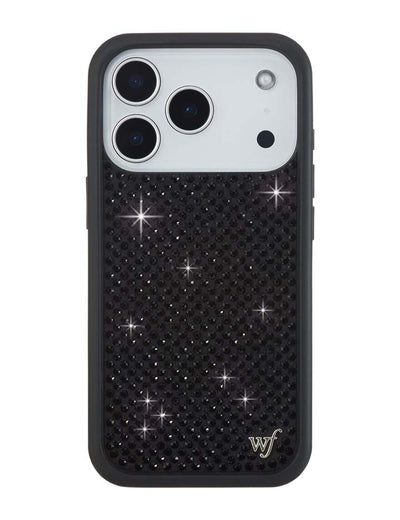 Rhinestone iPhone 17 Pro | Black Case