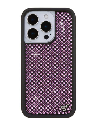 Rhinestone iPhone 15 Pro | Pink Case