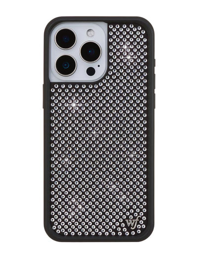 Rhinestone iPhone 15 Pro Max | White Case