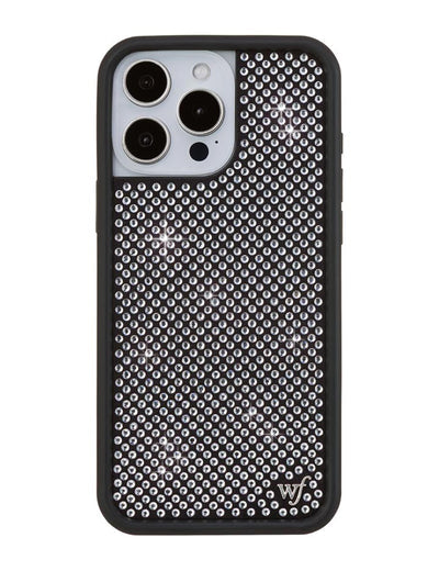 Rhinestone iPhone 16 Pro Max | White Case