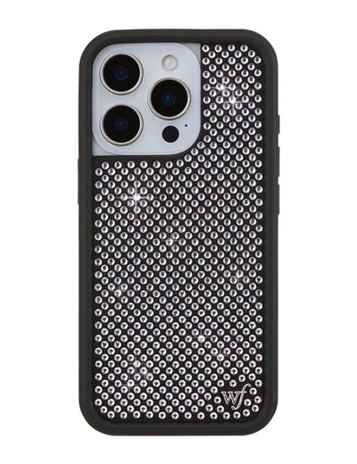 Rhinestone iPhone 16 Pro | White Case
