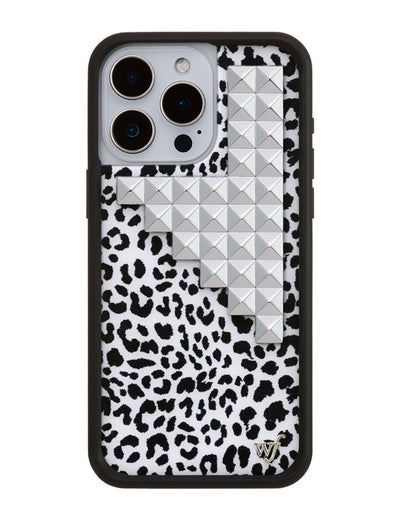 Snow Meow Stud iPhone 15 Pro Max Case