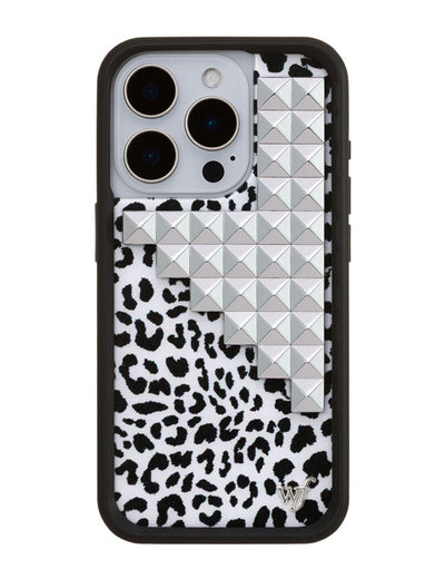 Snow Meow Stud iPhone 15 Pro Case