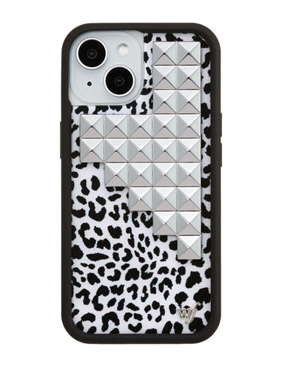 Snow Meow Stud iPhone 15 Case
