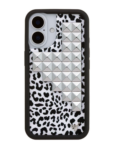 Snow Meow Stud iPhone 16 Case