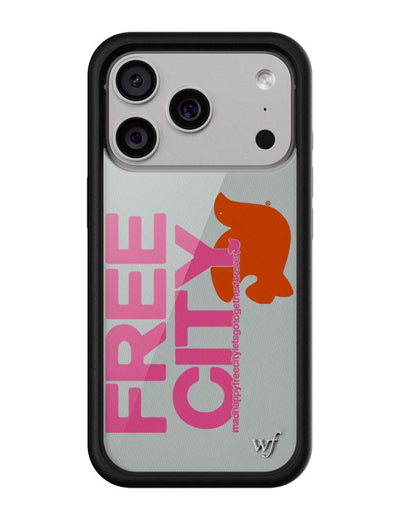 THE MADHAPPY & FREECITY TOGETHERFOREVER / GREY & PINK iPhone 17 Pro Case