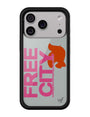 THE MADHAPPY & FREECITY TOGETHERFOREVER / GREY & PINK iPhone Case