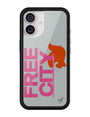 THE MADHAPPY & FREECITY TOGETHERFOREVER / GREY & PINK iPhone Case