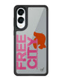 THE MADHAPPY & FREECITY TOGETHERFOREVER / GREY & PINK Samsung Galaxy Case