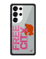 THE MADHAPPY & FREECITY TOGETHERFOREVER / GREY & PINK Samsung Galaxy Case