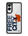 THE MADHAPPY & FREECITY TOGETHERFOREVER / WHITE & NAVY Samsung Galaxy Case