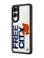 THE MADHAPPY & FREECITY TOGETHERFOREVER / WHITE & NAVY Samsung Galaxy Case
